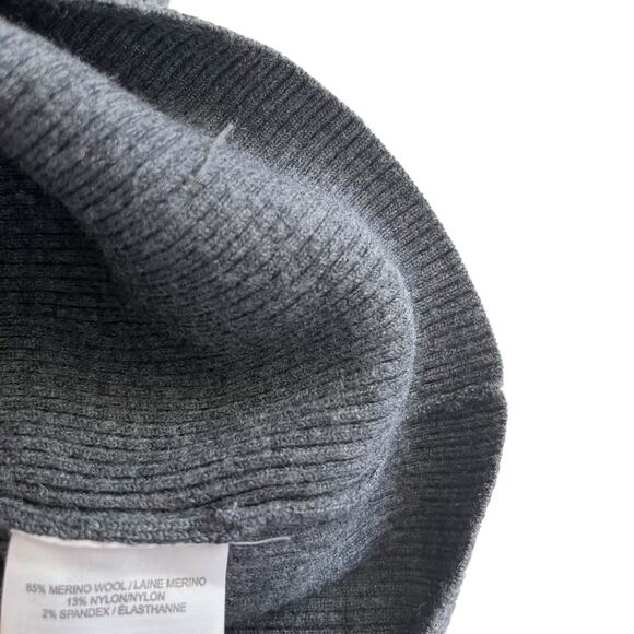Tory Burch Gray Merino Wool Turtleneck Sweater XS – Luxe Cozy Pullover - Picture 7 of 7